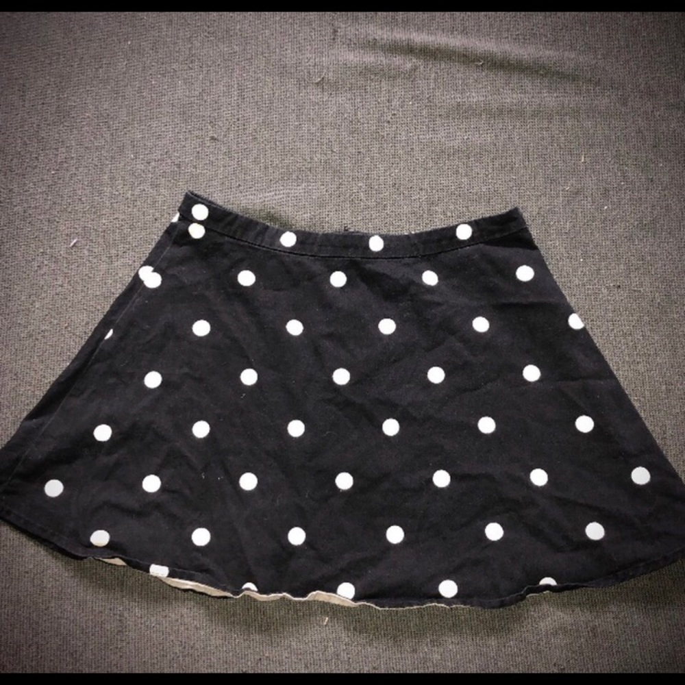 Polka dot circle skirt